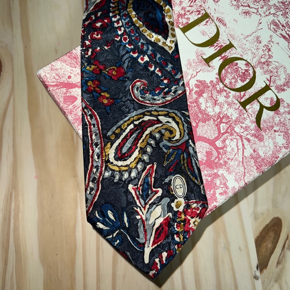 Christian DIOR VINTAGE Tie! - Picture 1 of 8